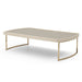 AICO Lisbon Cocktail Table in Silken Matte Cream - Visions in Furniture (La Mirada, CA)