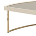AICO Lisbon Cocktail Table in Silken Matte Cream - Visions in Furniture (La Mirada, CA)