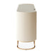 AICO Furniture Lisbon Console Table in Silken Matte Cream - Visions in Furniture (La Mirada, CA)