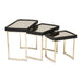 AICO Furniture Lisbon Nesting Table in Silken Matte Black - Visions in Furniture (La Mirada, CA)