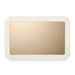 AICO Furniture Wall Mirror in Silken Matte Cream - Visions in Furniture (La Mirada, CA)