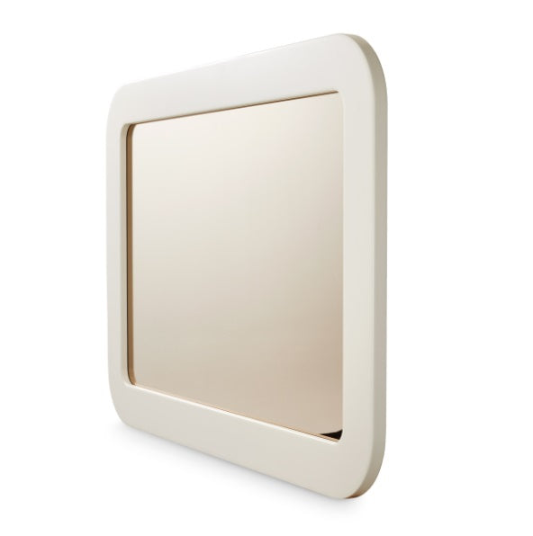 AICO Furniture Wall Mirror in Silken Matte Cream - Visions in Furniture (La Mirada, CA)