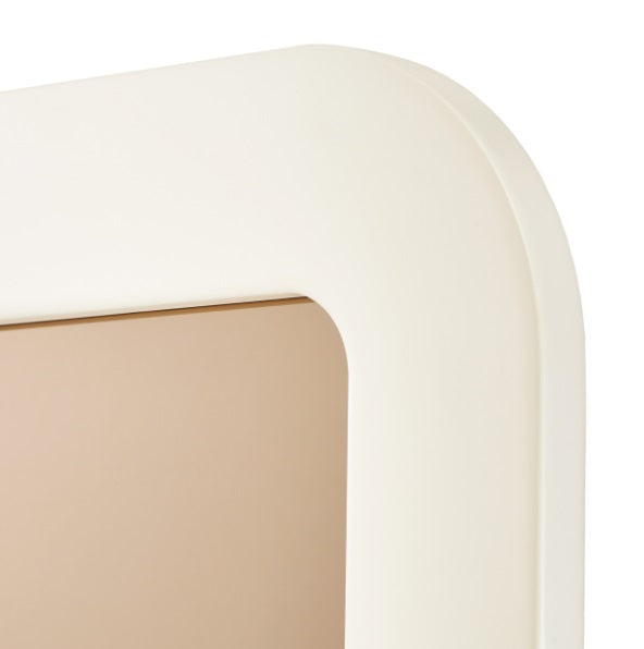 AICO Furniture Wall Mirror in Silken Matte Cream - Visions in Furniture (La Mirada, CA)
