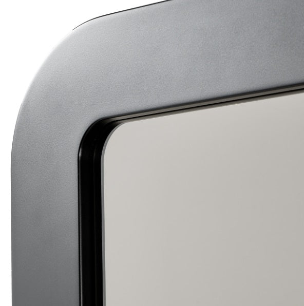 AICO Furniture Wall Mirror in Silken Matte Black - Visions in Furniture (La Mirada, CA)