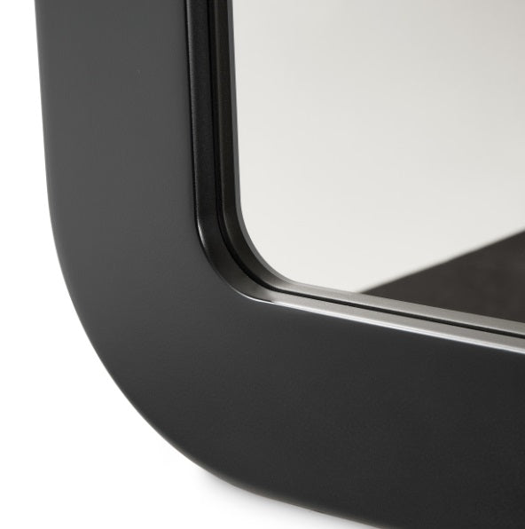 AICO Furniture Wall Mirror in Silken Matte Black - Visions in Furniture (La Mirada, CA)