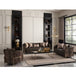 AICO Furniture Lisbon Loveseat in Onyx Gold - Visions in Furniture (La Mirada, CA)