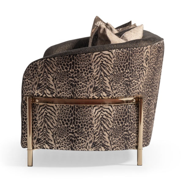 AICO Furniture Lisbon Sofa in Onyx Gold - Visions in Furniture (La Mirada, CA)