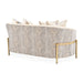 AICO Lisbon Loveseat in Opal Gold - Visions in Furniture (La Mirada, CA)