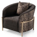 AICO Furniture Lisbon Chair in Onyx Gold - Visions in Furniture (La Mirada, CA)