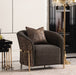 AICO Furniture Lisbon Chair in Onyx Gold - Visions in Furniture (La Mirada, CA)