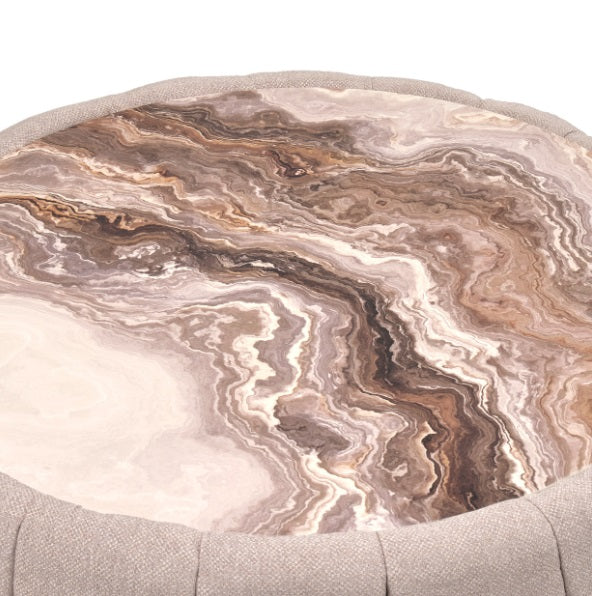 AICO Furniture Lucca Cocktail Table in Silver - Visions in Furniture (La Mirada, CA)
