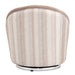 AICO Furniture Lucca Swivel Chair Silver in Silver - Visions in Furniture (La Mirada, CA)