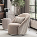 AICO Furniture Lucca Side Table in Silver - Visions in Furniture (La Mirada, CA)
