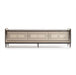 AICO Lousanne Media Cabinet in Glossy Mocha Sand image