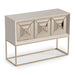 AICO Furniture Madison Small Console with Leg in Glistening Gold - Visions in Furniture (La Mirada, CA)
