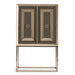 AICO Furniture Madison 2pc Bar KD in Glistening Gold - Visions in Furniture (La Mirada, CA)