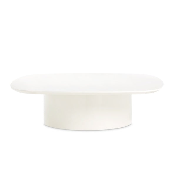 AICO Furniture Le Montreaux Cocktail Table in Cloud White - Visions in Furniture (La Mirada, CA)