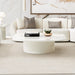 AICO Furniture Le Montreaux Cocktail Table in Cloud White - Visions in Furniture (La Mirada, CA)
