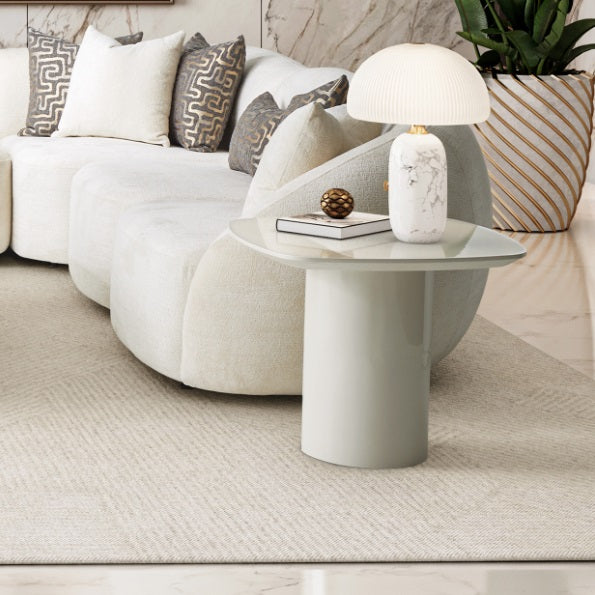 AICO Furniture Le Montreaux Accent Table in Cloud White - Visions in Furniture (La Mirada, CA)