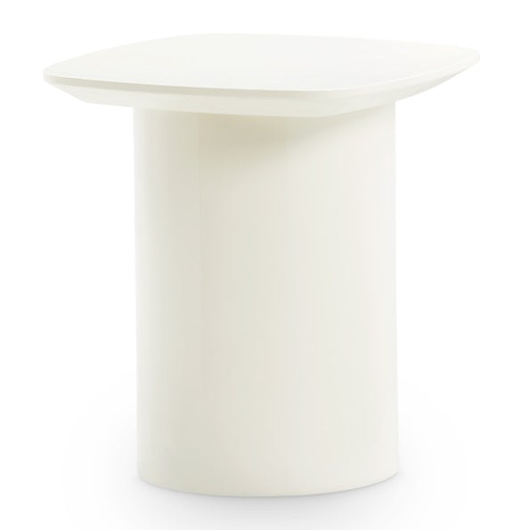 AICO Furniture Le Montreaux Accent Table in Cloud White - Visions in Furniture (La Mirada, CA)