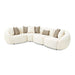 AICO Furniture Le Montreaux Corner Unit in Gardenia - Visions in Furniture (La Mirada, CA)