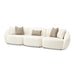 AICO Furniture Le Montreaux Corner Unit in Gardenia - Visions in Furniture (La Mirada, CA)