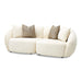 AICO Furniture Le Montreaux Corner Unit in Gardenia - Visions in Furniture (La Mirada, CA)