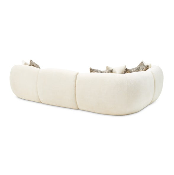 AICO Furniture Le Montreaux Armless Chair in Gardenia - Visions in Furniture (La Mirada, CA)
