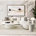 AICO Furniture Le Montreaux Accent Table in Cloud White - Visions in Furniture (La Mirada, CA)