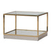 AICO Furniture Savannah Breeze 2pc Tall Cocktail Table in Bright Gold - Visions in Furniture (La Mirada, CA)