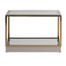 AICO Furniture Savannah Breeze 2pc Small Cocktail Table in Bright Gold - Visions in Furniture (La Mirada, CA)