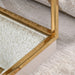 AICO Furniture Savannah Breeze End Table in Bright Gold - Visions in Furniture (La Mirada, CA)