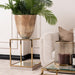 AICO Furniture Savannah Breeze End Table in Bright Gold - Visions in Furniture (La Mirada, CA)