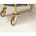 AICO Furniture Savannah Breeze Serving Cart in Bright Gold - Visions in Furniture (La Mirada, CA)