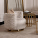 AICO Furniture Savannah Breeze 3pc Nesting Tables Set in Bright Gold - Visions in Furniture (La Mirada, CA)