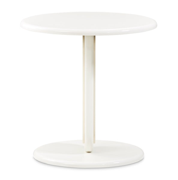 AICO Furniture Sassani End Table in Pearl White/Gold - Visions in Furniture (La Mirada, CA)