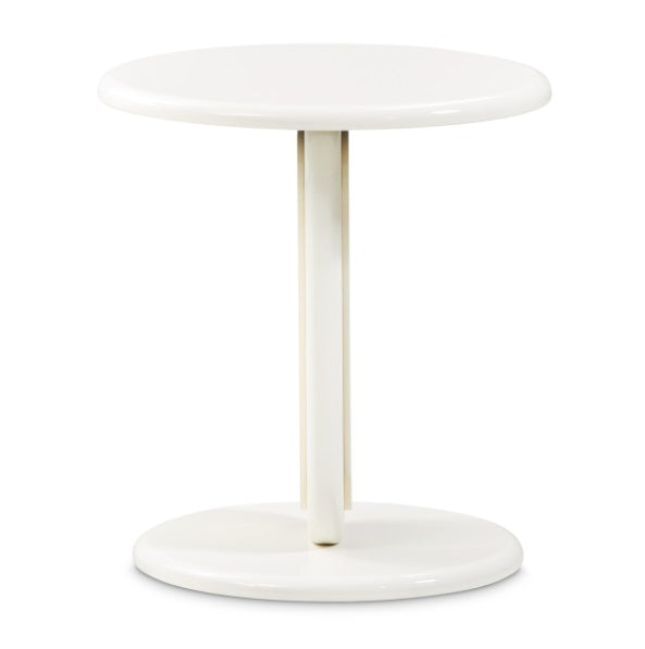 AICO Furniture Sassani Accent Table in Pearl White/Gold - Visions in Furniture (La Mirada, CA)
