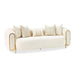 AICO Furniture Sassani Sofa Crepe in Gold - Visions in Furniture (La Mirada, CA)