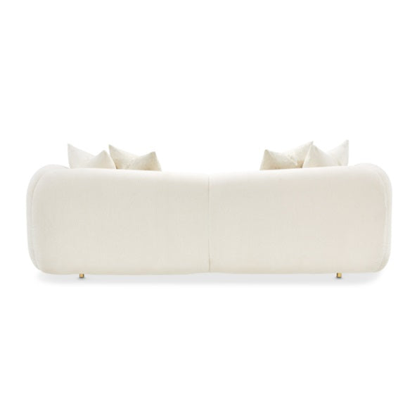 AICO Furniture Sassani Sofa Crepe in Gold - Visions in Furniture (La Mirada, CA)
