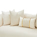 AICO Furniture Sassani Loveseat Crepe in Gold - Visions in Furniture (La Mirada, CA)