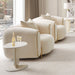 AICO Furniture Sassani Chair Crepe in Gold - Visions in Furniture (La Mirada, CA)