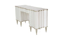 AICO London Place Vanity/Desk in Creamy Pearl - Visions in Furniture (La Mirada, CA)