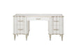 AICO London Place Vanity/Desk in Creamy Pearl - Visions in Furniture (La Mirada, CA)