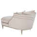 AICO London Place Chaise in Light Champagne - Visions in Furniture (La Mirada, CA)