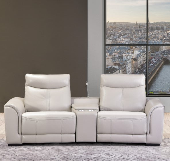 AICO Mia Bella Bentley 3pc Loveseat Set w/ Motion - Visions in Furniture (La Mirada, CA)