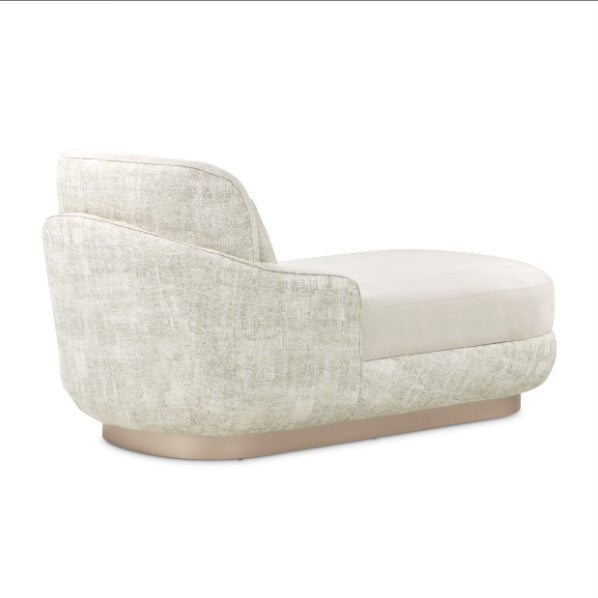 AICO Furniture Aurora Chaise Quarry in Moonlight - Visions in Furniture (La Mirada, CA)