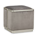AICO Furniture Linea Ottoman in Silver Mist - Visions in Furniture (La Mirada, CA)