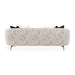 AICO Furniture Noir Sofa Cookie in Black Nickel - Visions in Furniture (La Mirada, CA)