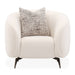 AICO Furniture Noir Chair Marshmallow in Black Nickel - Visions in Furniture (La Mirada, CA)