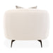 AICO Furniture Noir Chair Marshmallow in Black Nickel - Visions in Furniture (La Mirada, CA)